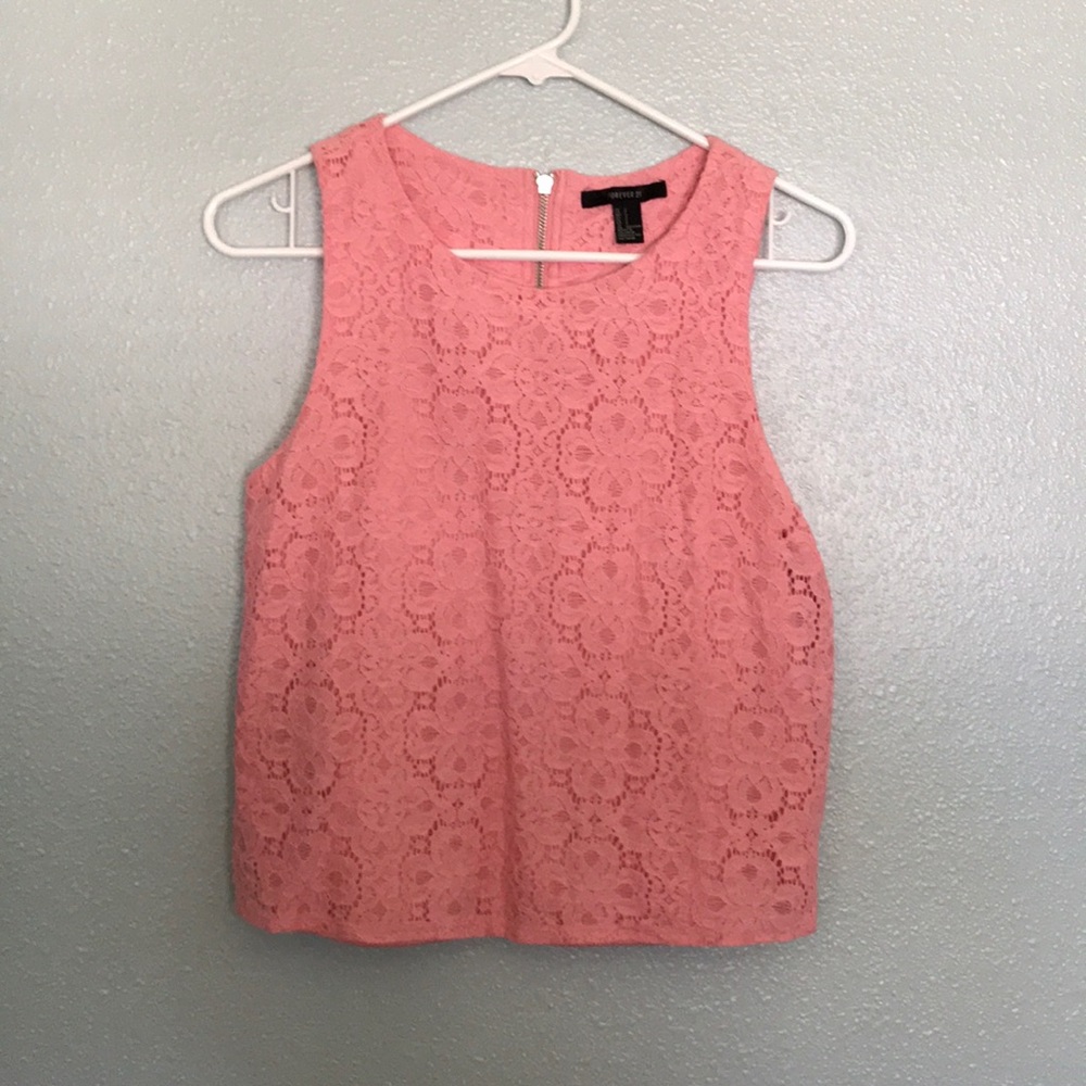 Forever 21 Pink Tank Blouse